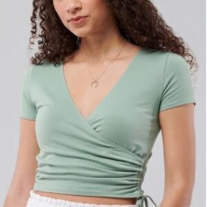 Hollister Jade Crossover Top